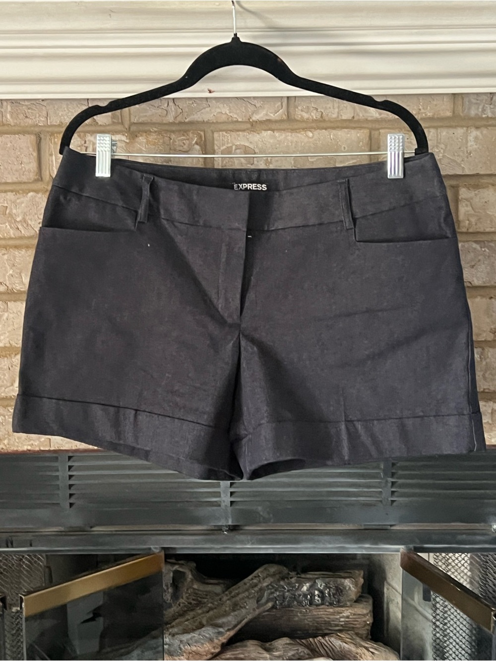 Jordan charcoal Black Women's Tailored Jean Shorts